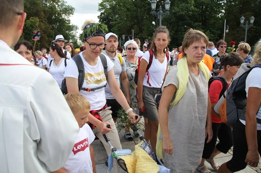 Powitanie 30. Pieszej Pielgrzymki Diecezji Bielsko-Żywieckiej na Jasnej Górze - 2021