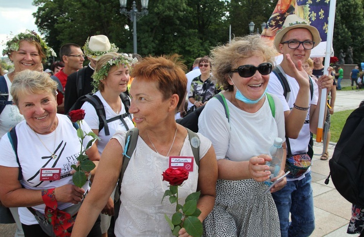 Powitanie 30. Pieszej Pielgrzymki Diecezji Bielsko-Żywieckiej na Jasnej Górze - 2021