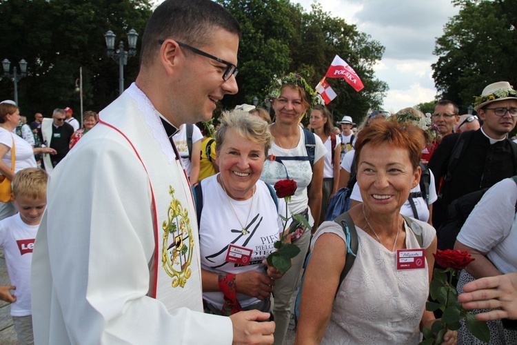 Powitanie 30. Pieszej Pielgrzymki Diecezji Bielsko-Żywieckiej na Jasnej Górze - 2021