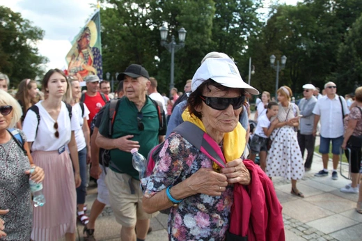 Powitanie 30. Pieszej Pielgrzymki Diecezji Bielsko-Żywieckiej na Jasnej Górze - 2021