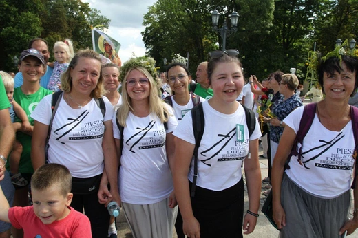 Powitanie 30. Pieszej Pielgrzymki Diecezji Bielsko-Żywieckiej na Jasnej Górze - 2021