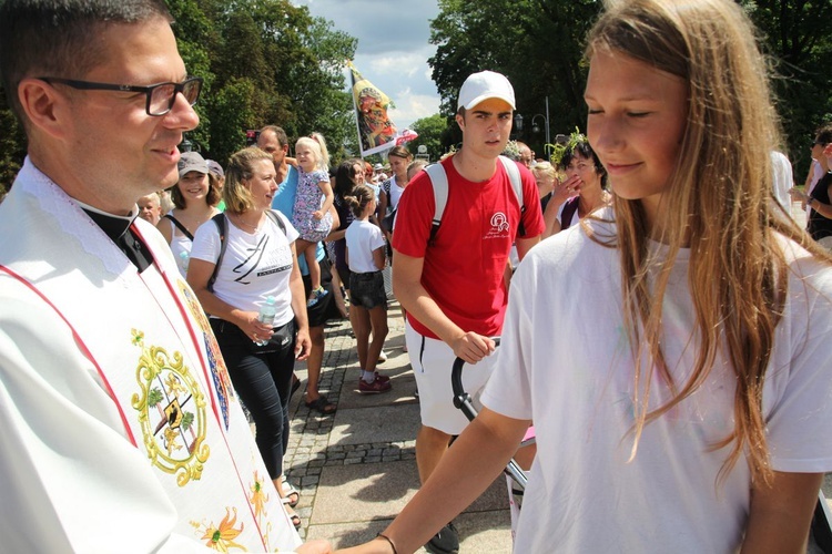 Powitanie 30. Pieszej Pielgrzymki Diecezji Bielsko-Żywieckiej na Jasnej Górze - 2021