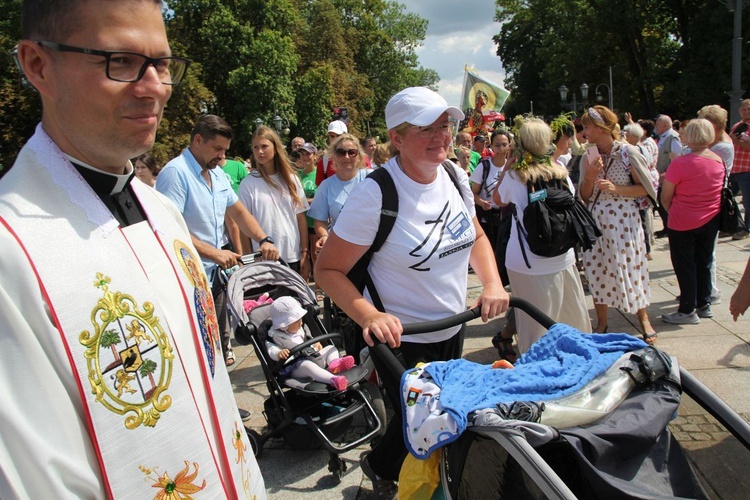 Powitanie 30. Pieszej Pielgrzymki Diecezji Bielsko-Żywieckiej na Jasnej Górze - 2021