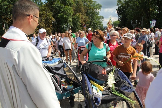 Powitanie 30. Pieszej Pielgrzymki Diecezji Bielsko-Żywieckiej na Jasnej Górze - 2021