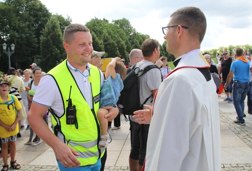 Powitanie 30. Pieszej Pielgrzymki Diecezji Bielsko-Żywieckiej na Jasnej Górze - 2021