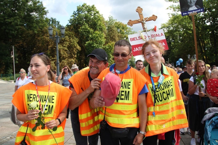 Powitanie 30. Pieszej Pielgrzymki Diecezji Bielsko-Żywieckiej na Jasnej Górze - 2021