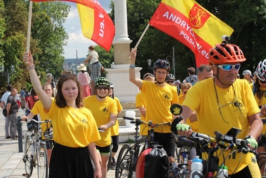 Powitanie 19. Andrychowskiej Pielgrzymki Rowerowej na Jasnej Górze - 2021