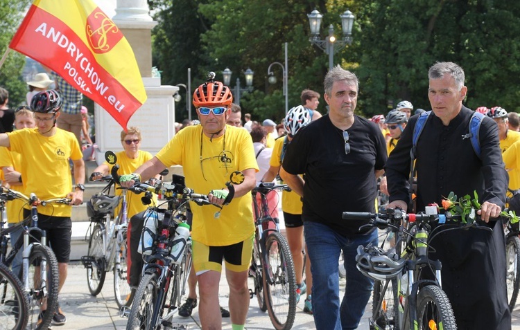 Powitanie 19. Andrychowskiej Pielgrzymki Rowerowej na Jasnej Górze - 2021