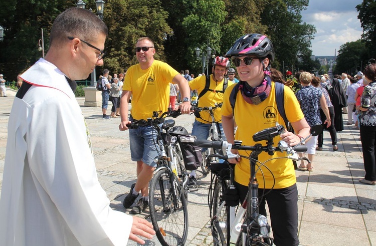 Powitanie 19. Andrychowskiej Pielgrzymki Rowerowej na Jasnej Górze - 2021