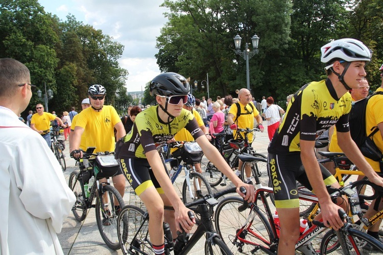 Powitanie 19. Andrychowskiej Pielgrzymki Rowerowej na Jasnej Górze - 2021