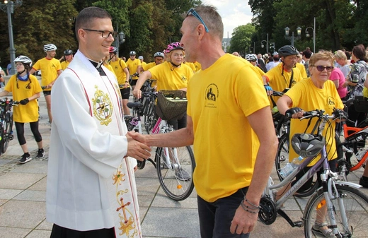 Powitanie 19. Andrychowskiej Pielgrzymki Rowerowej na Jasnej Górze - 2021
