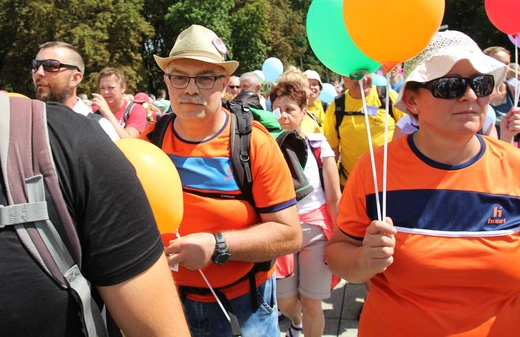 Powitanie 38. Oświęcimskiej Pieszej Pielgrzymki na Jasnej Górze - 2021
