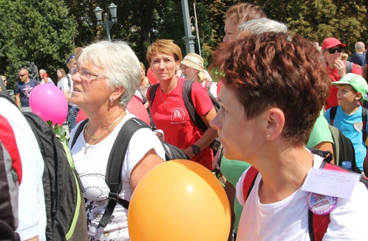 Powitanie 38. Oświęcimskiej Pieszej Pielgrzymki na Jasnej Górze - 2021