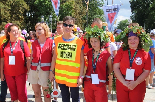 Powitanie 38. Oświęcimskiej Pieszej Pielgrzymki na Jasnej Górze - 2021