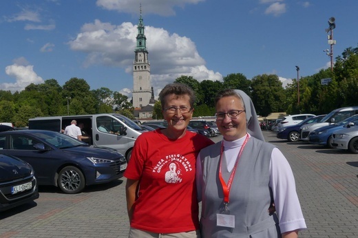 Powitanie 30. Cieszyńskiej Pieszej Pielgrzymki na Jasnej Górze - 2021