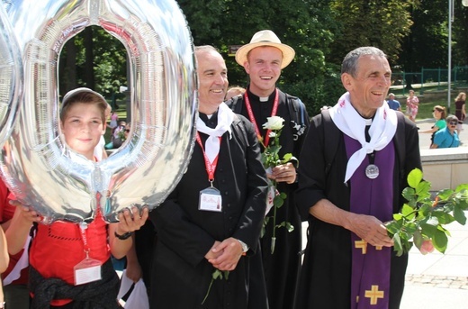 Powitanie 30. Cieszyńskiej Pieszej Pielgrzymki na Jasnej Górze - 2021