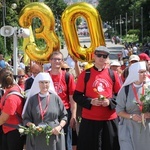 Powitanie 30. Cieszyńskiej Pieszej Pielgrzymki na Jasnej Górze - 2021