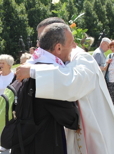 Powitanie 30. Cieszyńskiej Pieszej Pielgrzymki na Jasnej Górze - 2021