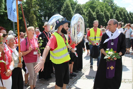 Powitanie 30. Cieszyńskiej Pieszej Pielgrzymki na Jasnej Górze - 2021