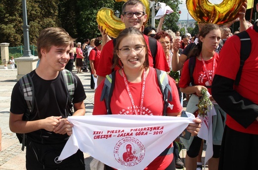 Powitanie 30. Cieszyńskiej Pieszej Pielgrzymki na Jasnej Górze - 2021