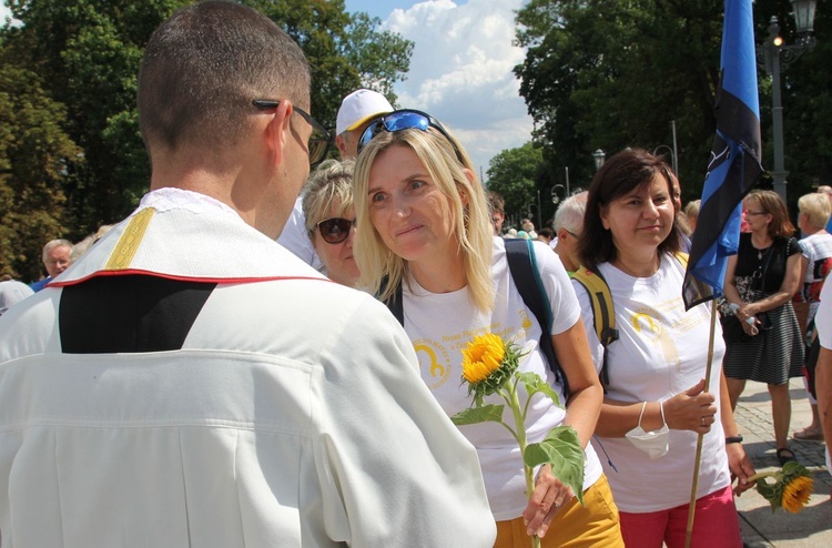 Powitanie 19. Czechowickiej Pielgrzymki na Jasnej Górze - 2021