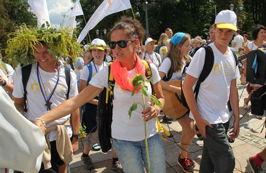 Powitanie 19. Czechowickiej Pielgrzymki na Jasnej Górze - 2021