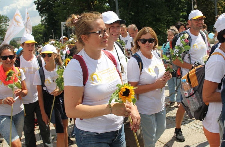 Powitanie 19. Czechowickiej Pielgrzymki na Jasnej Górze - 2021