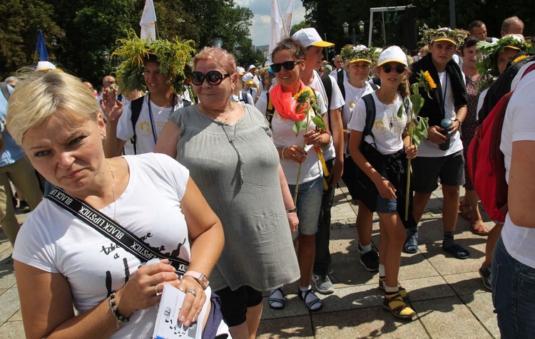 Powitanie 19. Czechowickiej Pielgrzymki na Jasnej Górze - 2021