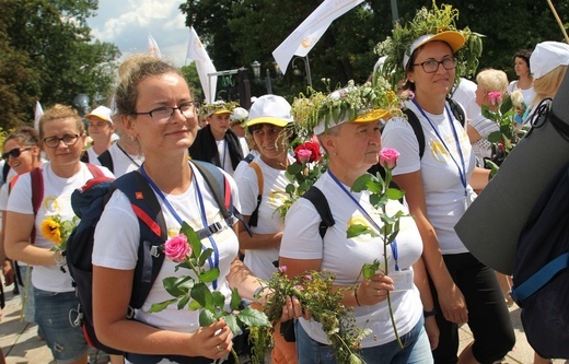 Powitanie 19. Czechowickiej Pielgrzymki na Jasnej Górze - 2021