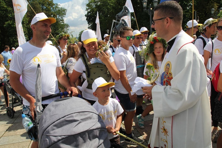 Powitanie 19. Czechowickiej Pielgrzymki na Jasnej Górze - 2021