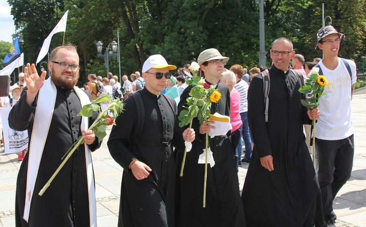 Powitanie 19. Czechowickiej Pielgrzymki na Jasnej Górze - 2021