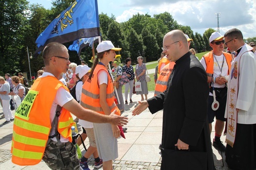 Powitanie 19. Czechowickiej Pielgrzymki na Jasnej Górze - 2021