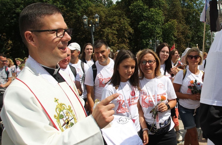 Powitanie 35. Pieszej Pielgrzymki Andrychowskiej na Jasnej Górze - 2021