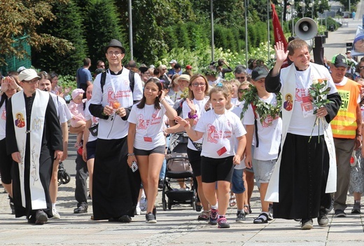 Powitanie 35. Pieszej Pielgrzymki Andrychowskiej na Jasnej Górze - 2021