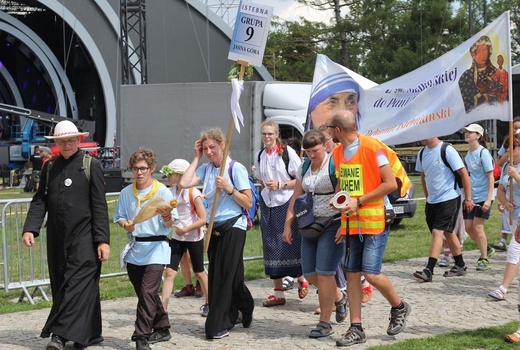 Powitanie pieszej pielgrzymki z Istebnej na Jasnej Górze - 2021