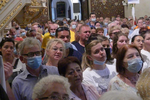 Msza Święta pielgrzymów bielsko-żywieckich w Kaplicy Cudownego Obrazu na Jasnej Górze - 2021