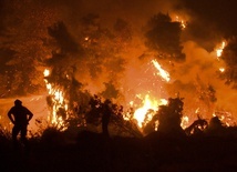 Pożary w Grecji uszkodziły co najmniej 1,3 tys. domów
