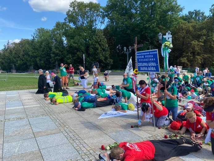 Piesza Pielgrzymka Diecezji Zielonogórsko-Gorzowskiej dotarła na Jasną Górę