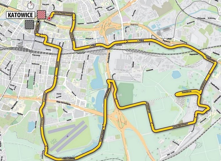 Katowice. VI etap Tour de Pologne. Trasa, utrudnienia dla kierowców i infolinia dla mieszkańców