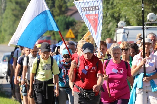 38. Oświęcimska Pielgrzymka na Jasną Górę - na trasie 