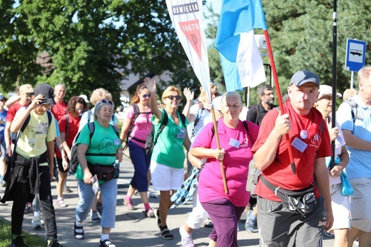 38. Oświęcimska Pielgrzymka na Jasną Górę - na trasie 