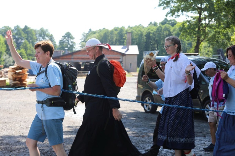 Pielgrzymka z Istebnej na Jasną Górę - 2021 - na trasie