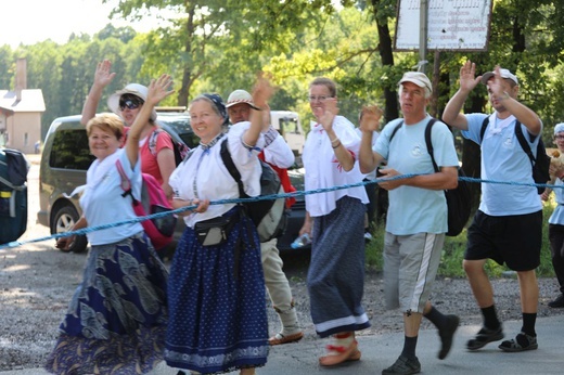 Pielgrzymka z Istebnej na Jasną Górę - 2021 - na trasie