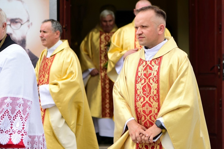 Zagaje. Poświęcenie kościoła