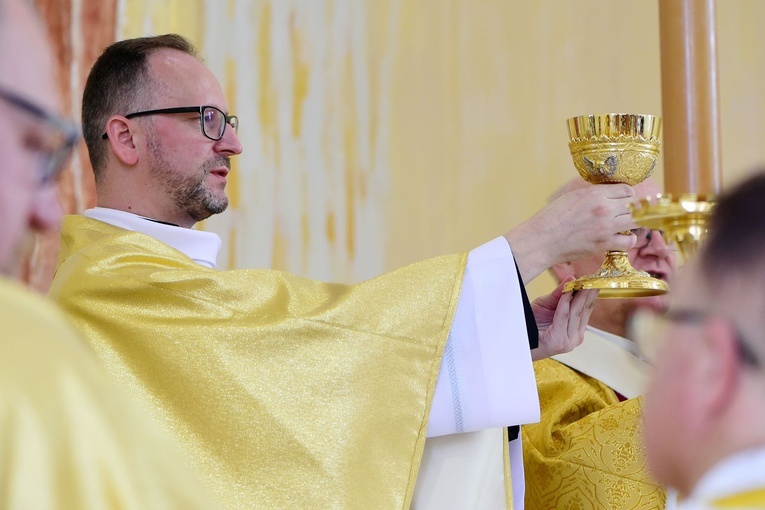 Zagaje. Poświęcenie kościoła