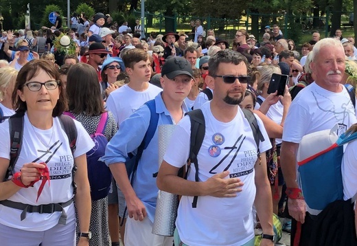 Jasnogórscy pątnicy dotarli do celu - grupy hałcnowskie - 2021