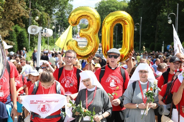 Jasnogórscy pątnicy dotarli do celu - 30. Cieszyńska Pielgrzymka - 2021