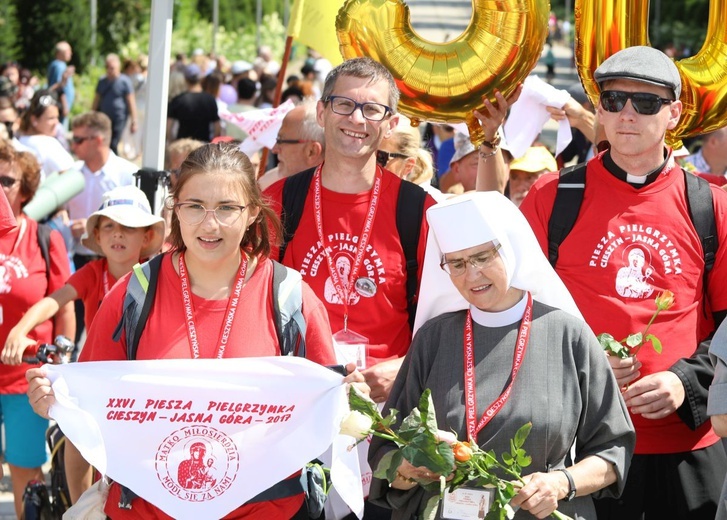 Jasnogórscy pątnicy dotarli do celu - 30. Cieszyńska Pielgrzymka - 2021