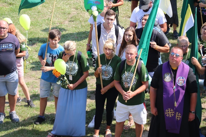 Wejście XXVI ŁPPM na Jasną Górę