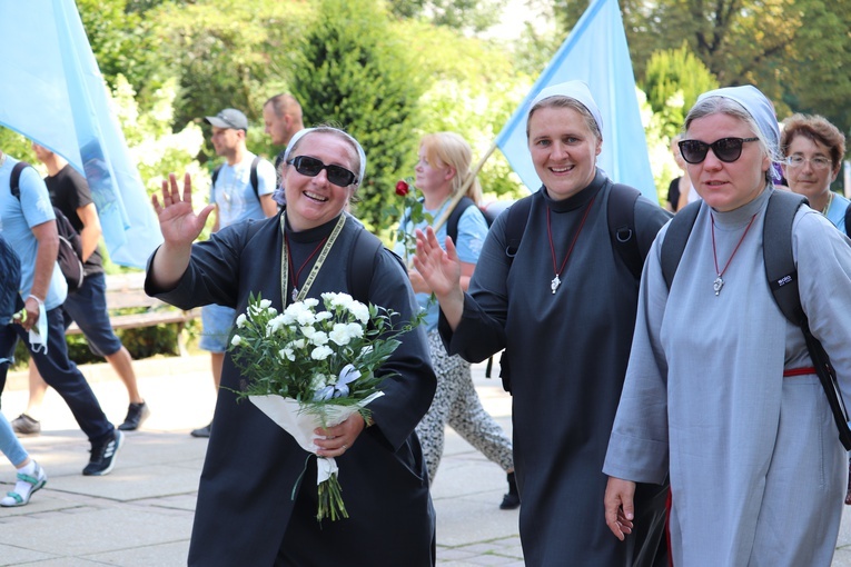 Wejście XXVI ŁPPM na Jasną Górę